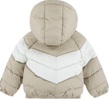Chevron Puffer Hoodie
