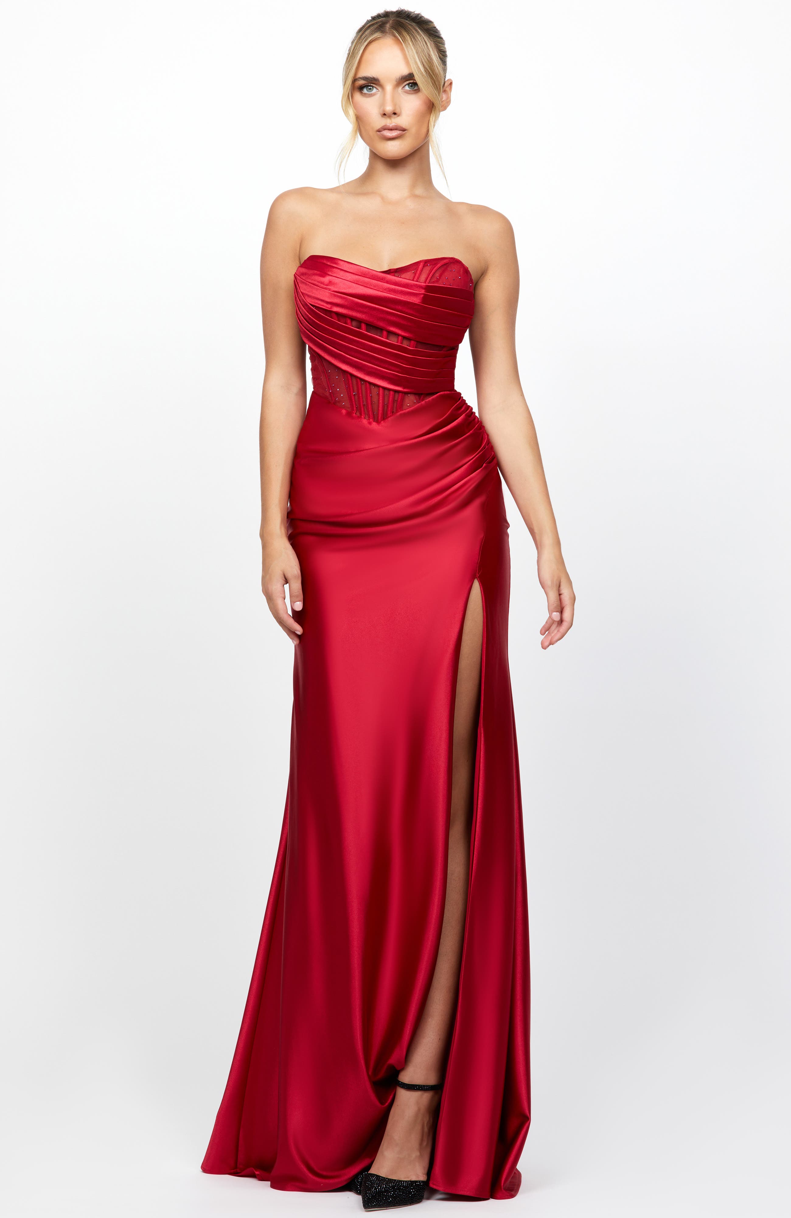 Aurdrey Strapless Corset Gown