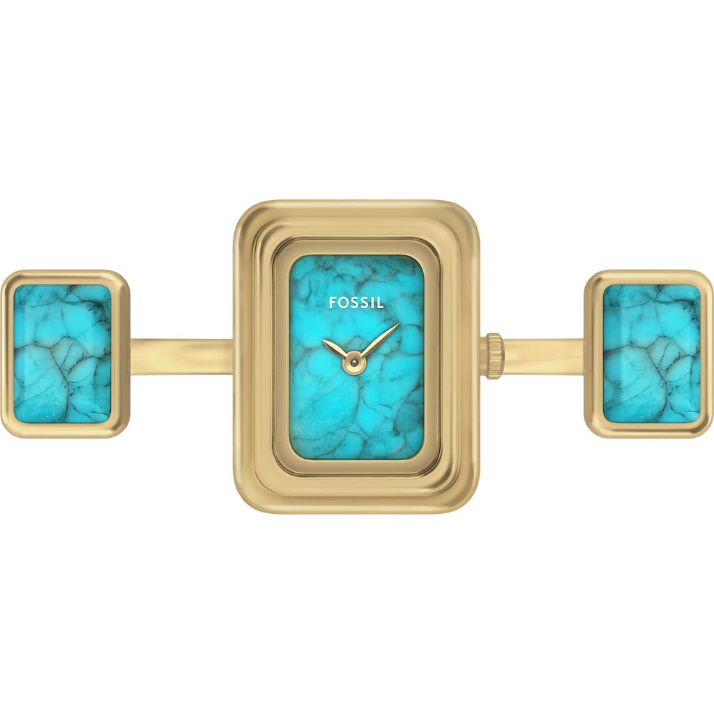 Fossil Raquel Watch Ring, 14mm X 18mm In Multi