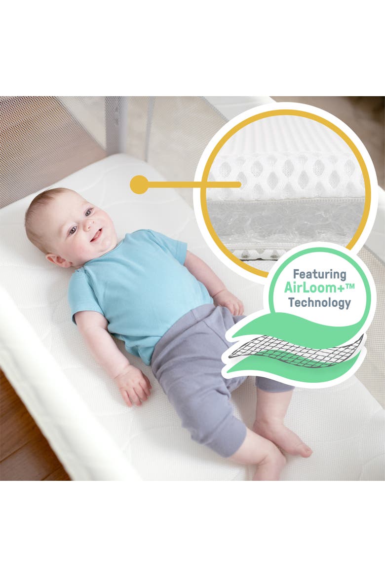 DreamSecure 2-in-1 Co-Sleeping Bassinet, Alternate, color, WHITE