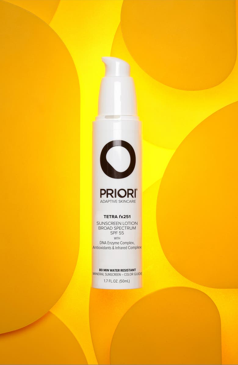PRIORI Tetra fx251 Sunscreen Lotion Broad Spectrum SPF 55, Alternate, color, 