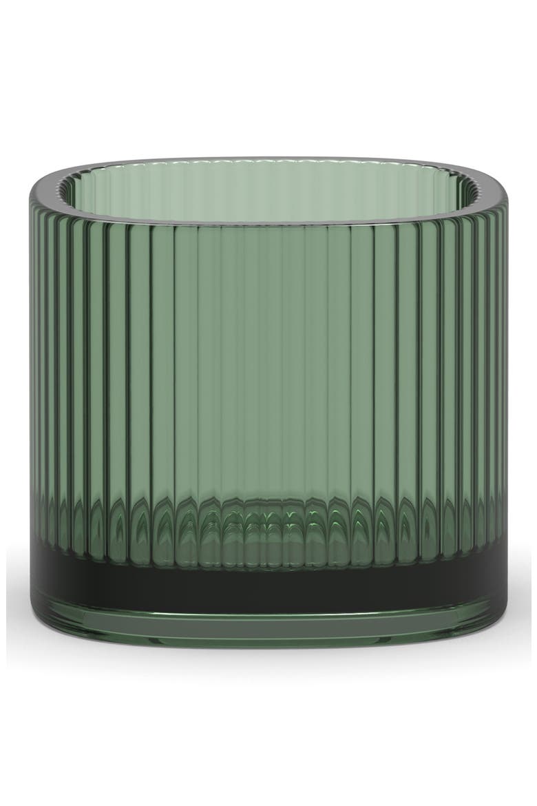 Magica Super Circle Medium Glass Votive Holder, Main, color, GREEN