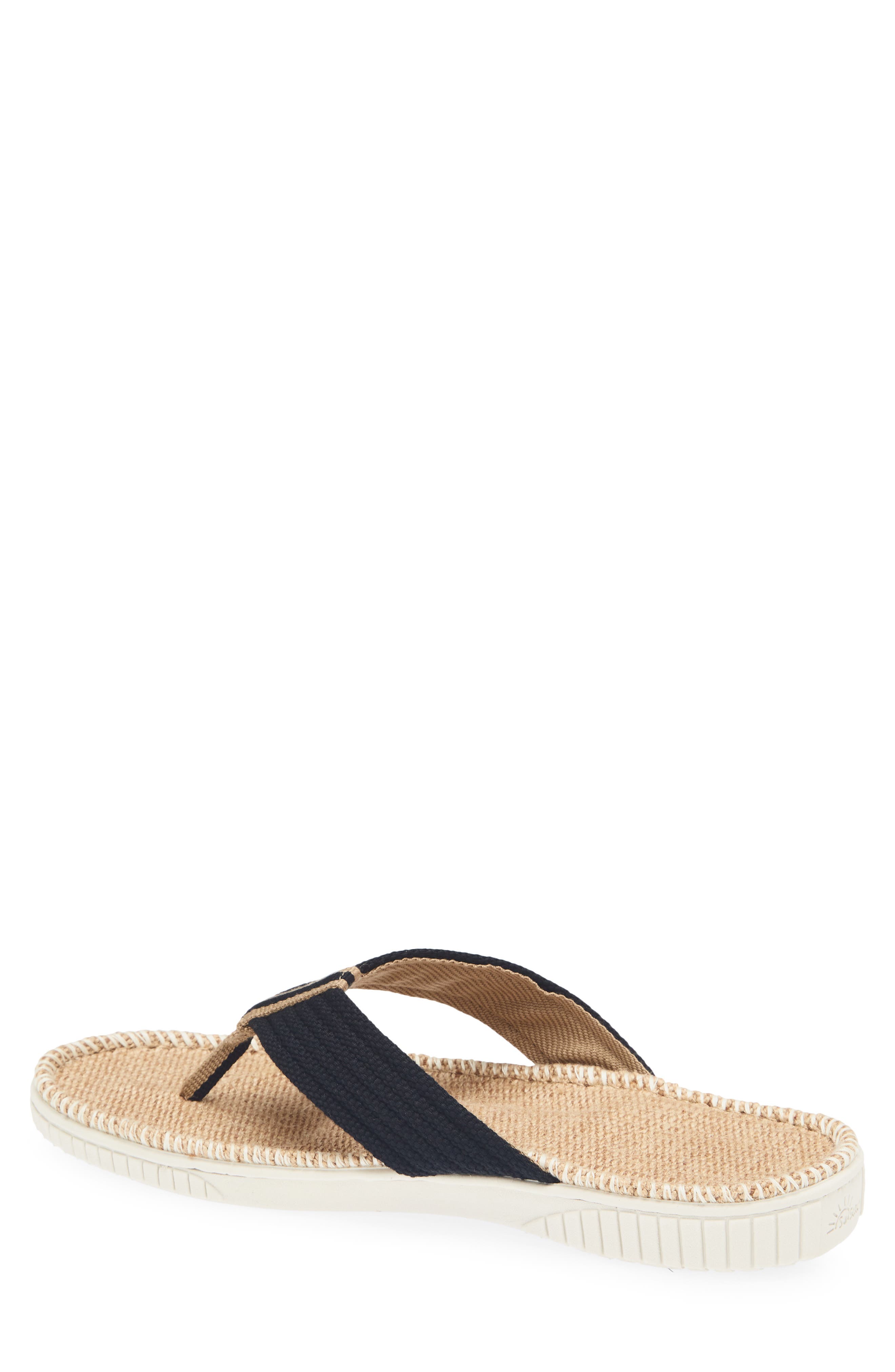 Eden Natures Weave Jute Sandal, Alternate, color, BLACK