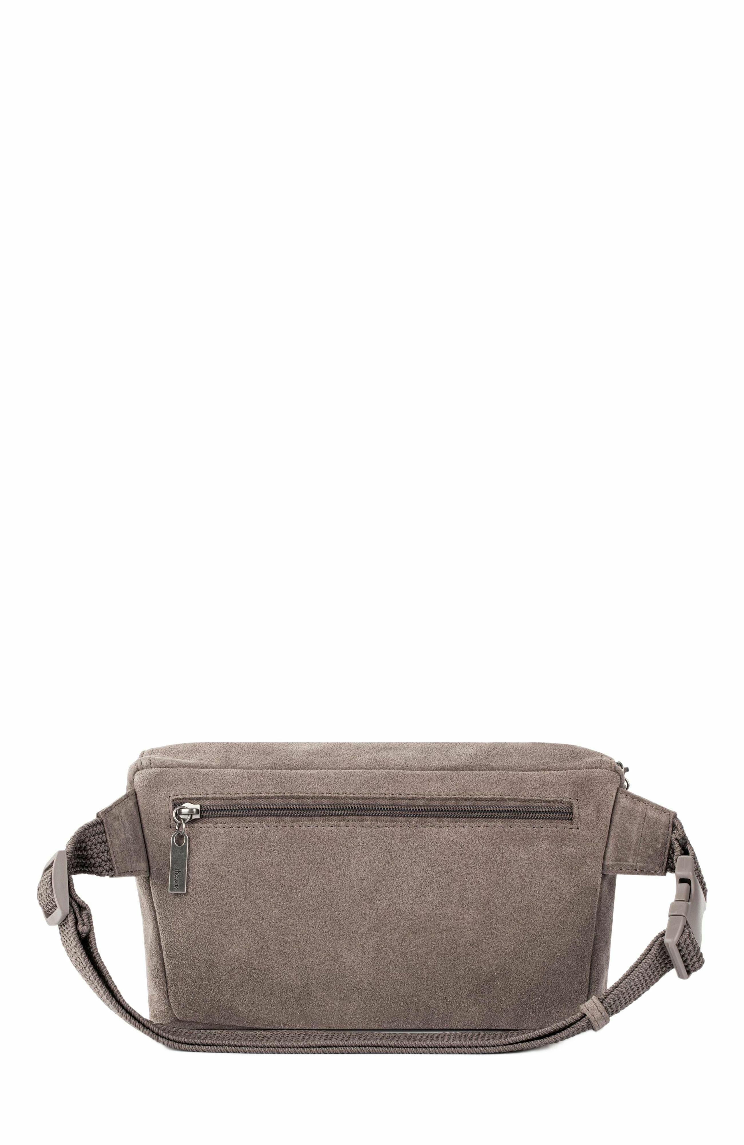 The Sak Caraway Large Belt Bag, Alternate, color, Mushroom Suede