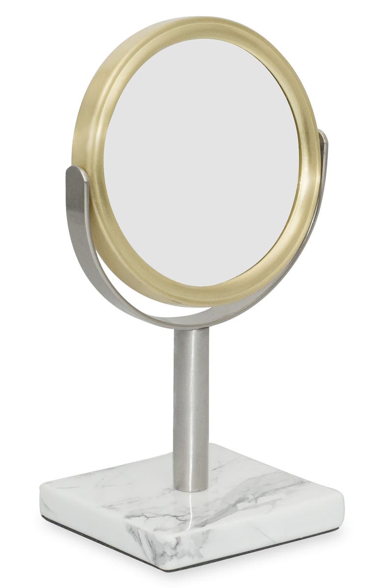 DKNY Mixed Media Mini Mirror, Main, color, 