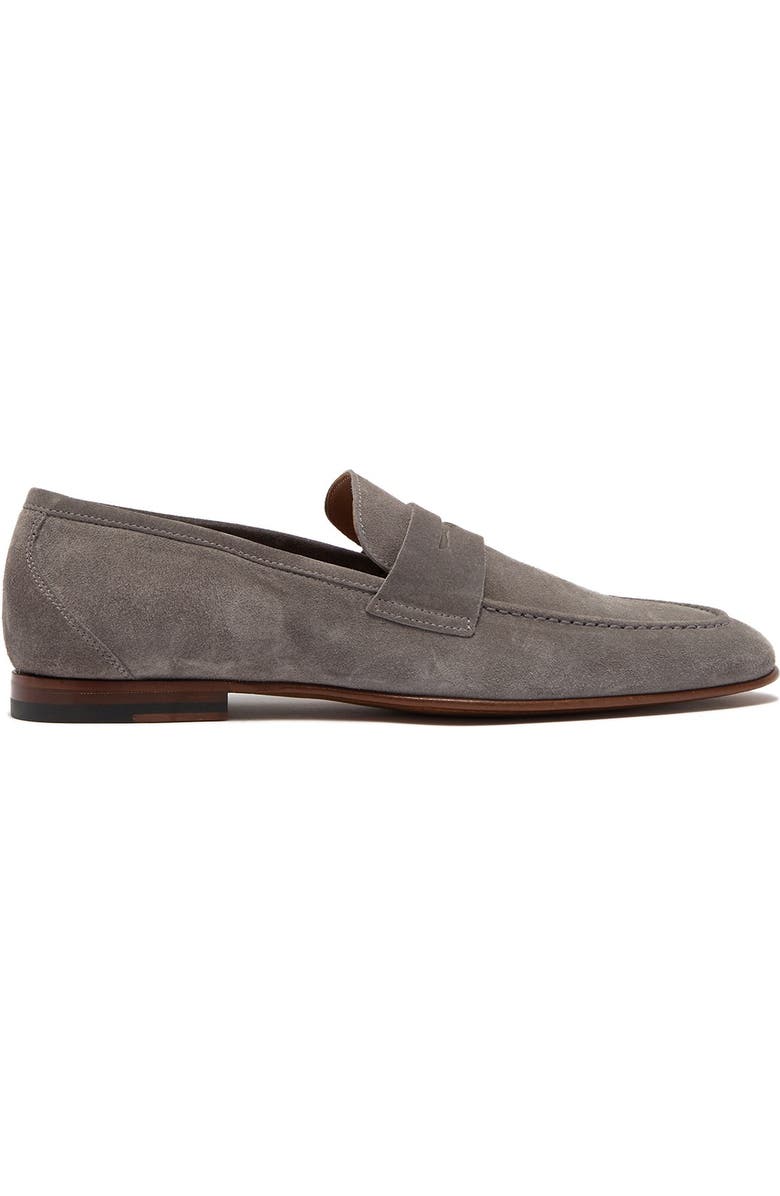 ANTONIO MAURIZI Suede Penny Loafer, Alternate, color,