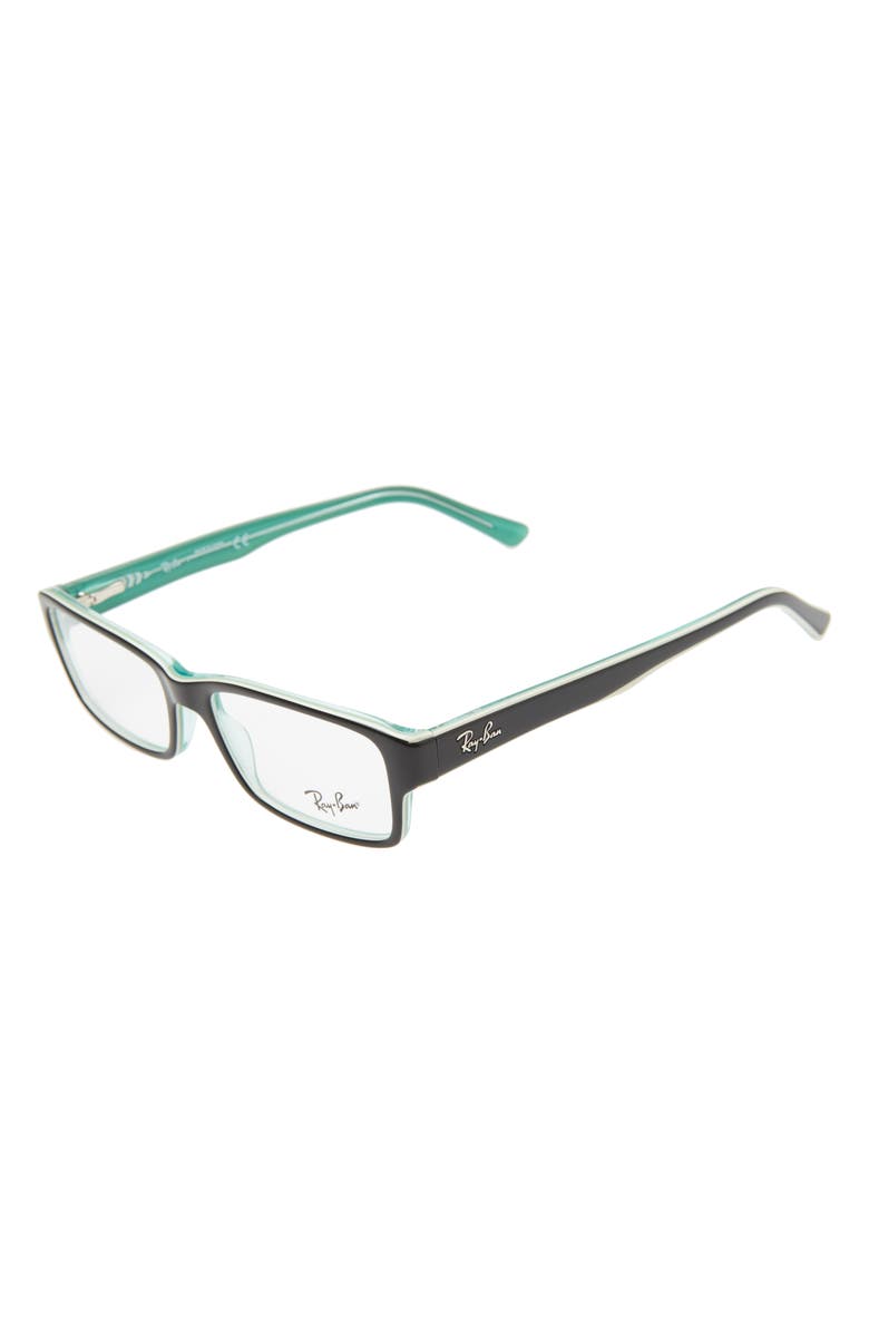 Ray-Ban 52mm Rectangular Optical Glasses, Alternate, color, 