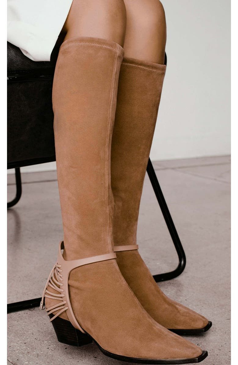 Daniella Shevel Cara Boot, Alternate, color, Brown