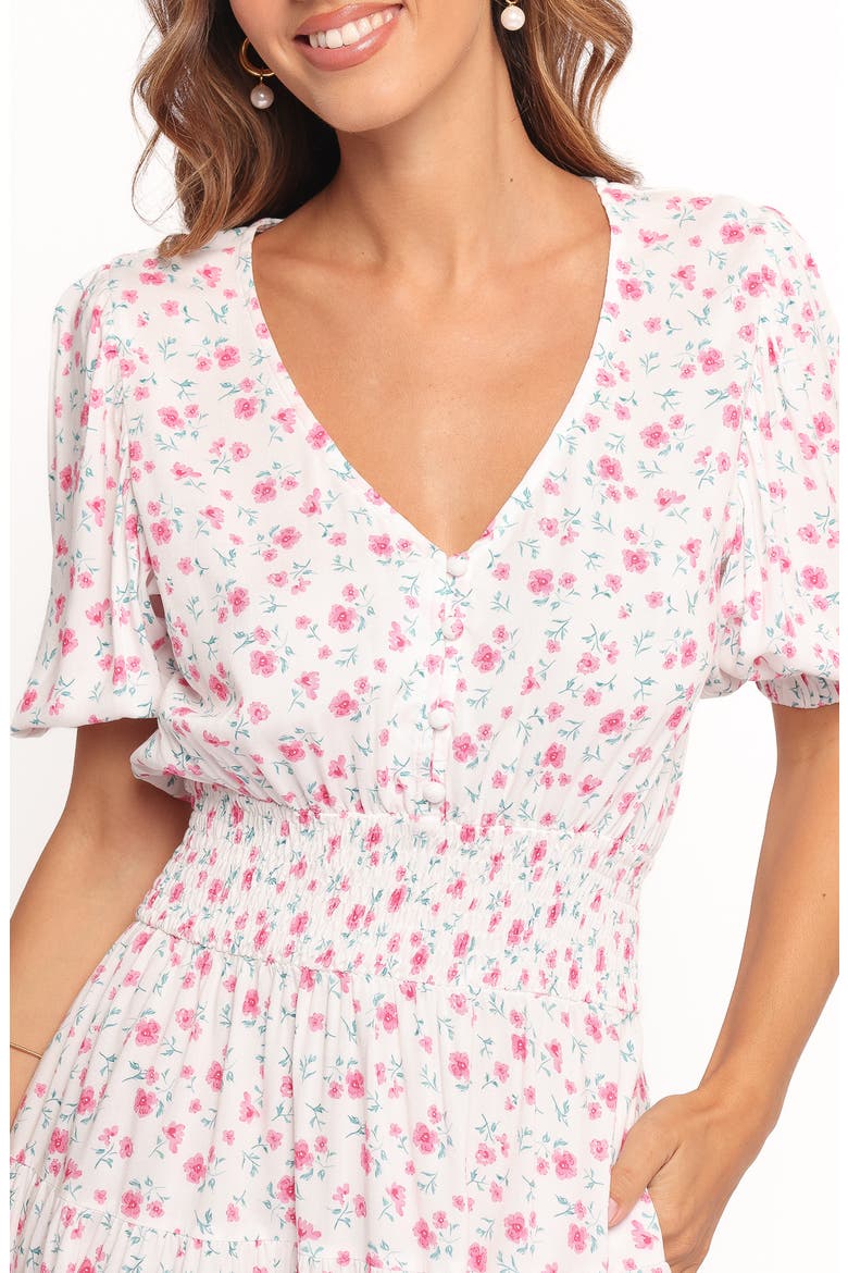 Thomas Floral Maxi Dress, Alternate, color, PINK DITSY FLORAL