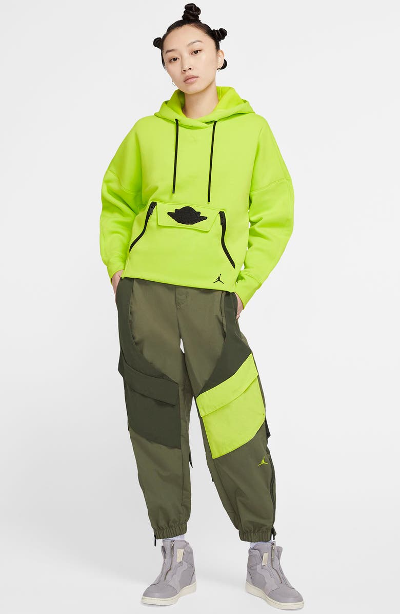 Jordan Nike Jordan Fleece Crop Hoodie, Alternate, color, 