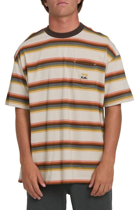 Baxter Oversize Stripe Pocket T-Shirt