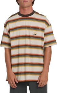 Billabong Baxter Oversize Stripe Pocket T-Shirt