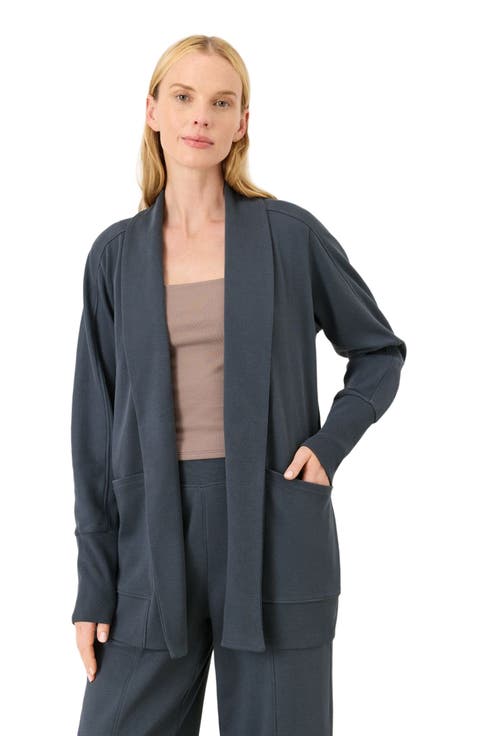 Organic Cotton Airplane Wrap Cardigan