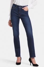 NYDJ Marilyn High Waist Straight Leg Jeans