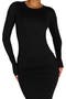 Bare Crewneck Long Sleeve Top