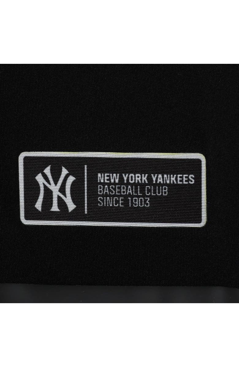 LEVELWEAR Men's Levelwear Black New York Yankees Sector Raglan Polo, Alternate, color,