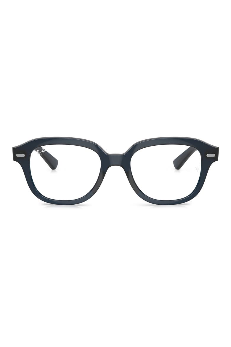 49mm Erik Square Optical Glasses, Main, color, DARK BLUE