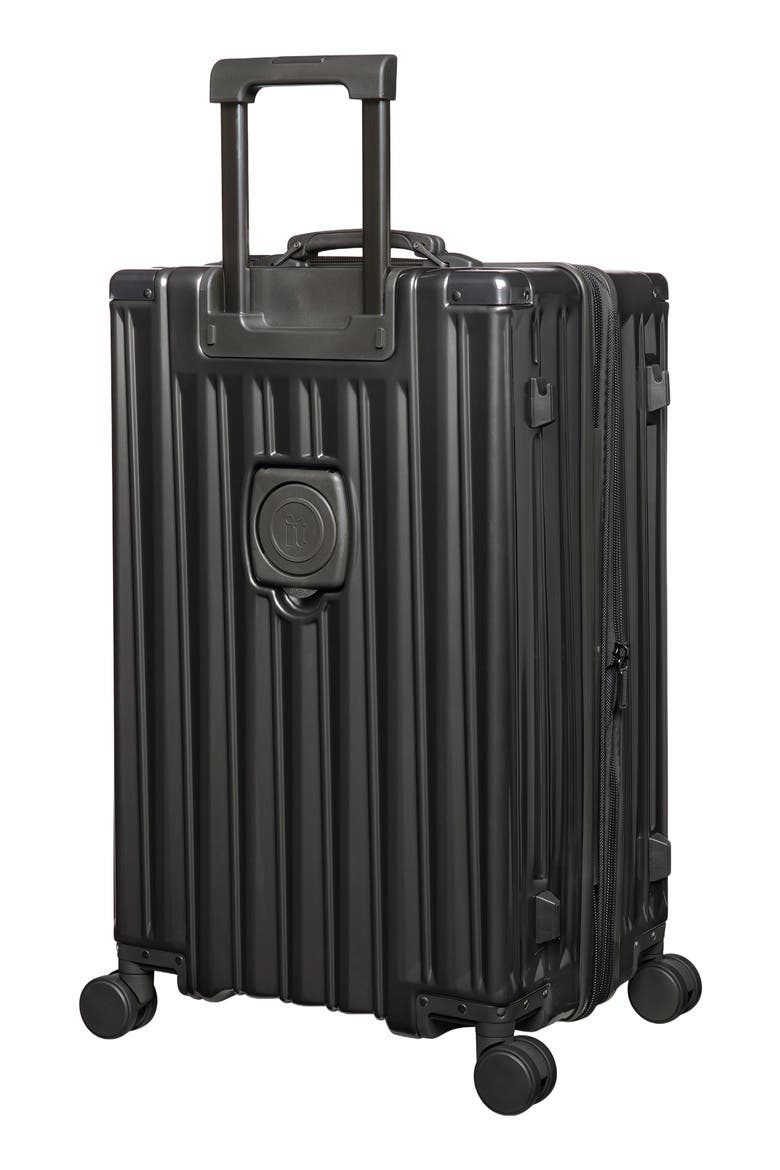 itluggage Fast Track 21-Inch Expandable Hardside Carry-On Spinner Case, Alternate, color, METALLIC CHARCOAL