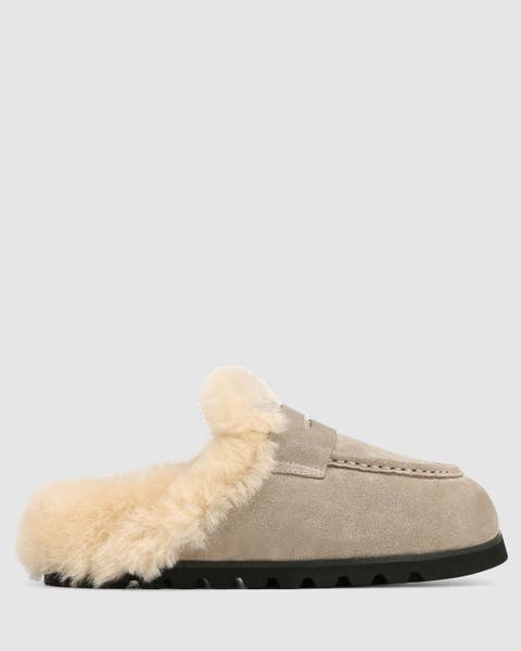 Corded Suede Mule