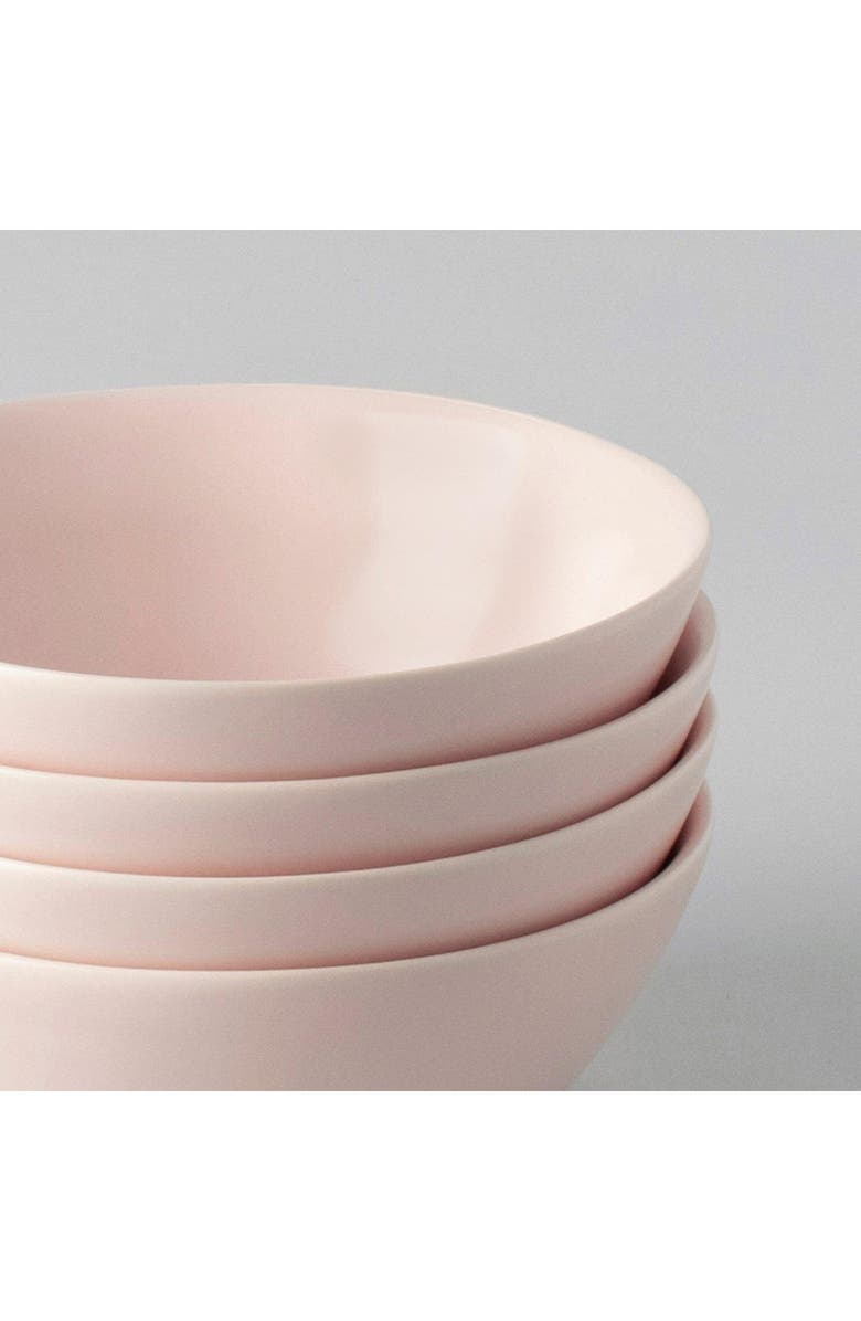Fable The Dessert Set of 4 Bowls, Alternate, color, Blush Pink