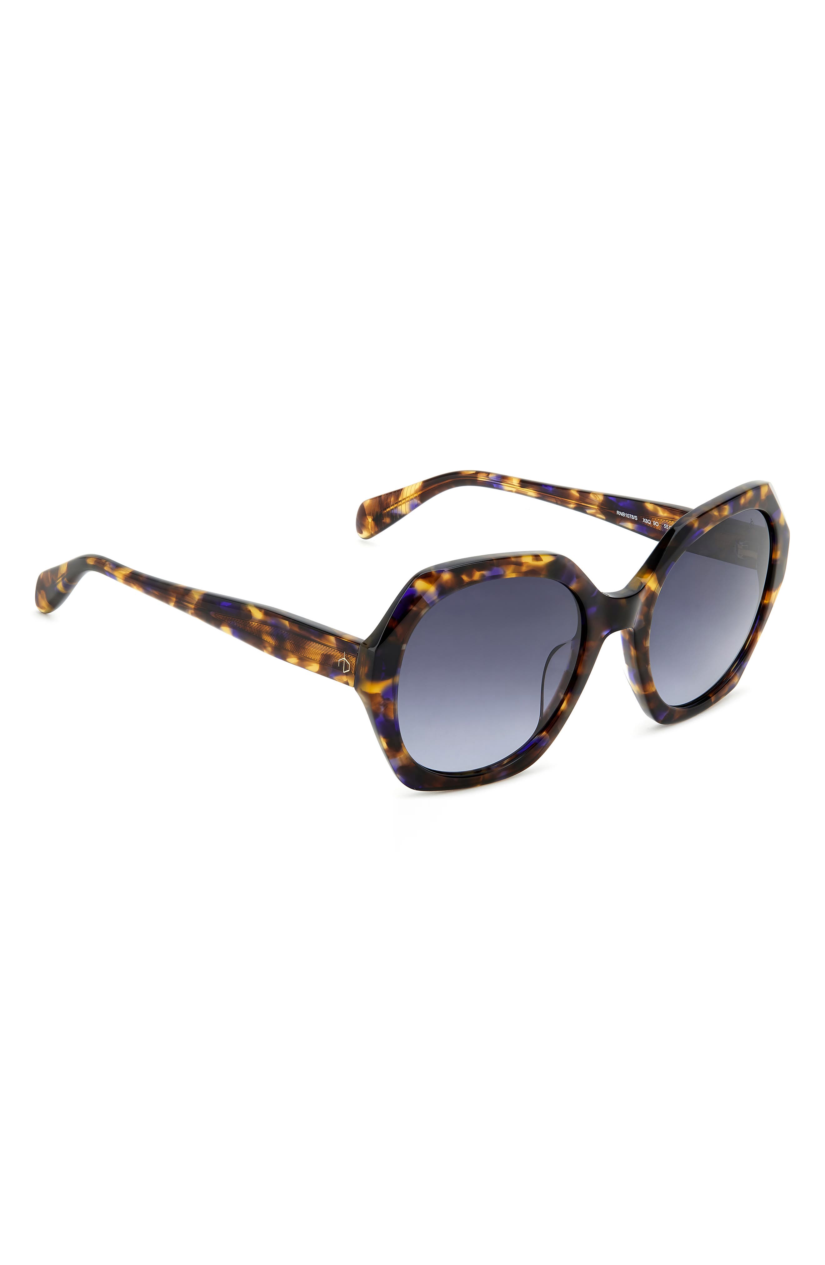 rag & bone 55mm Gradient Round Sunglasses (Women) | Nordstromrack