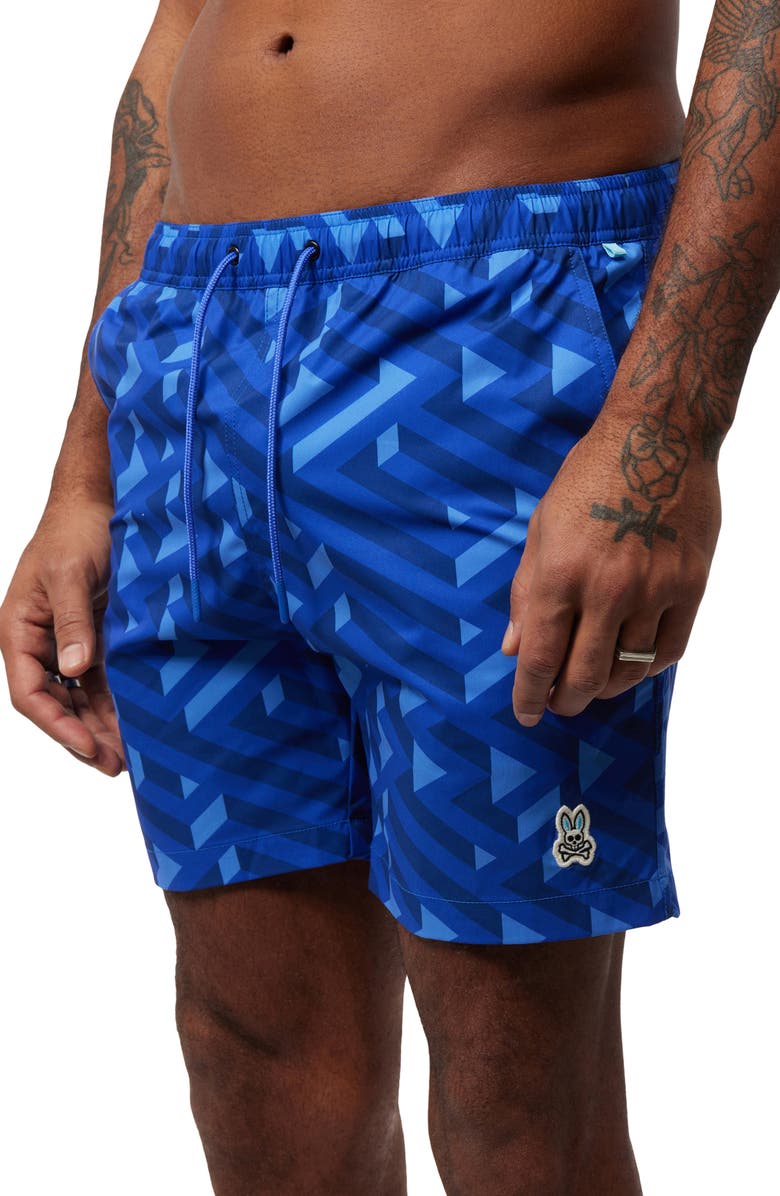 Psycho Bunny Pisani Swim Trunks, Alternate, color,