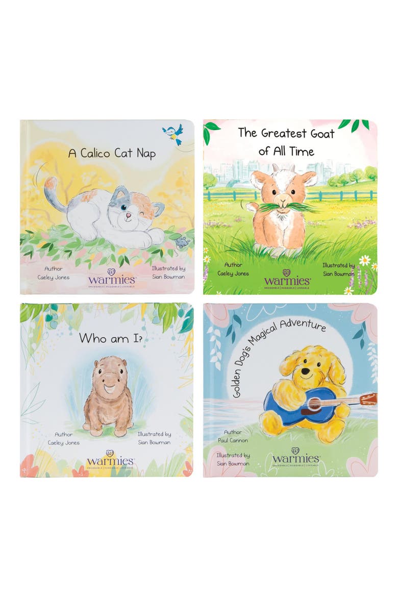 Warmies® Board Books - Set of 4, Main, color, Multicolored