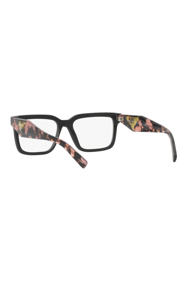 54mm Square Optical Glasses, Alternate, color, BLACK
