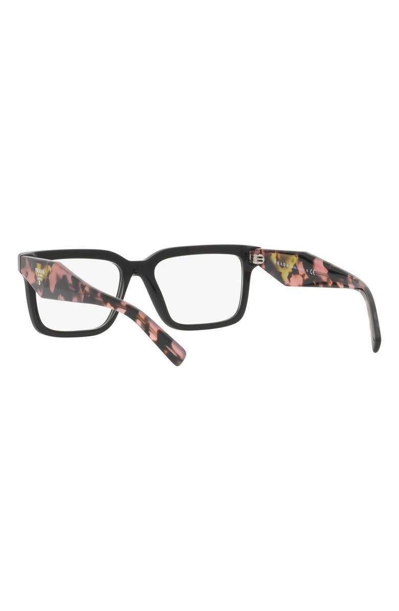 Prada 54mm Square Optical Glasses, Alternate, color, 