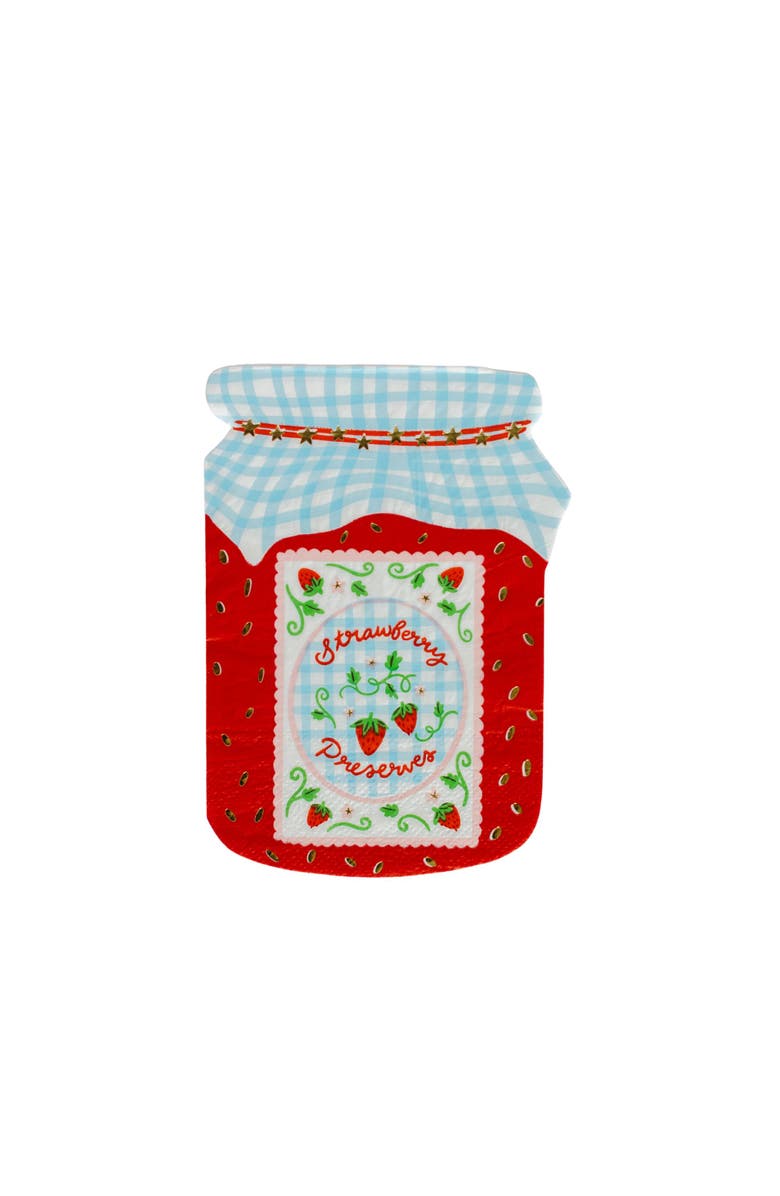 Daydream Society Strawberry Picnic Jam Large Napkin, Main, color, Assorted Pre-Pack
