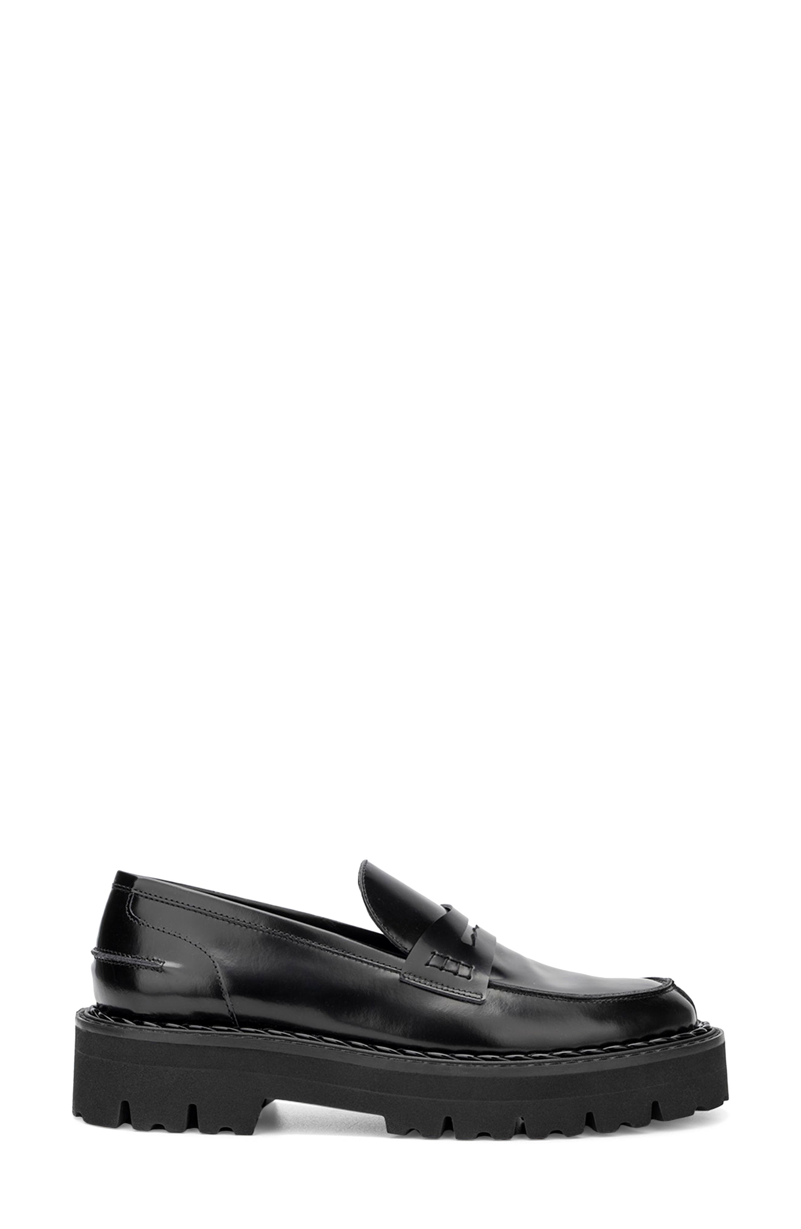 Aquatalia Stile Platform Penny Loafer, Alternate, color, 