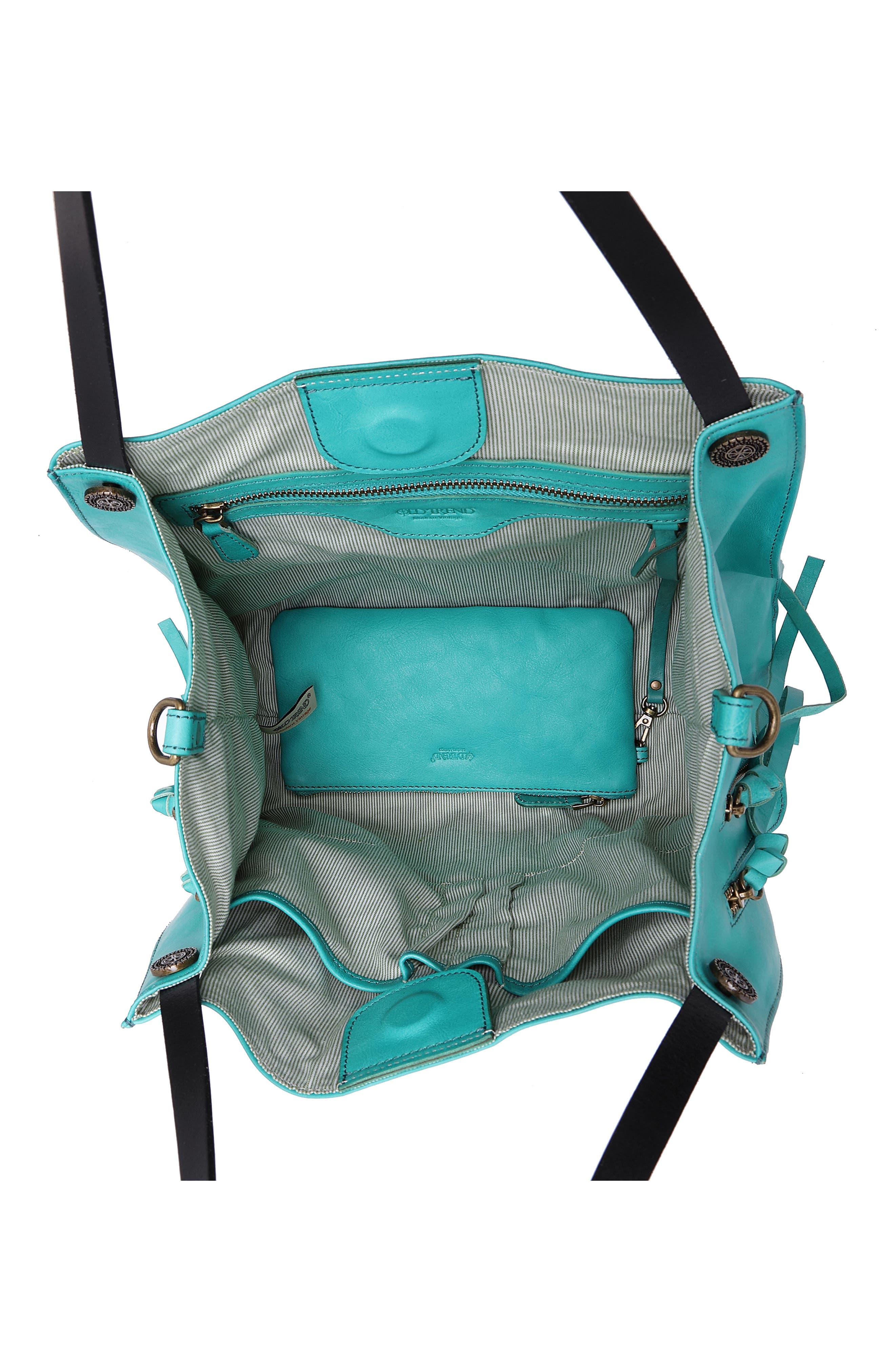 Daisy Leather Tote Bag