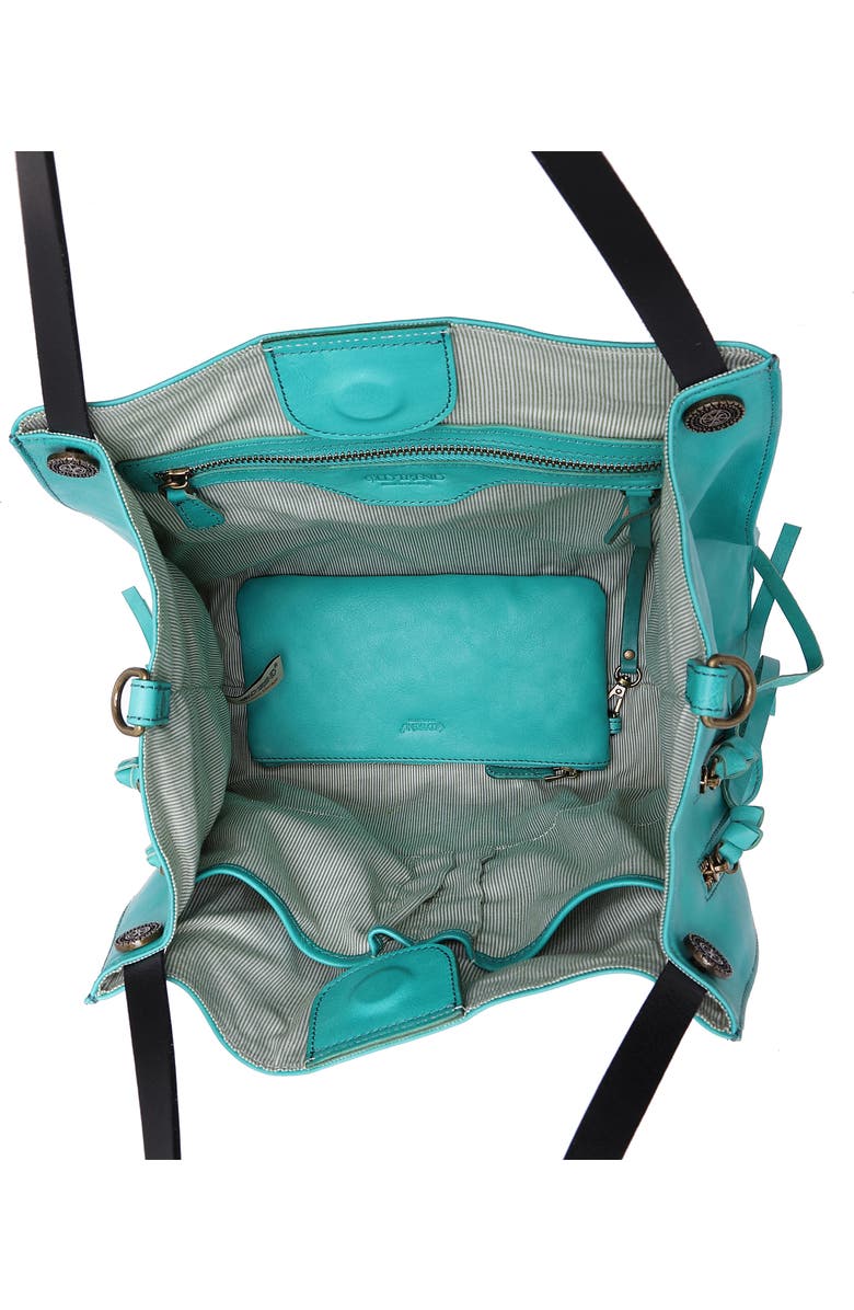 Daisy Leather Tote Bag