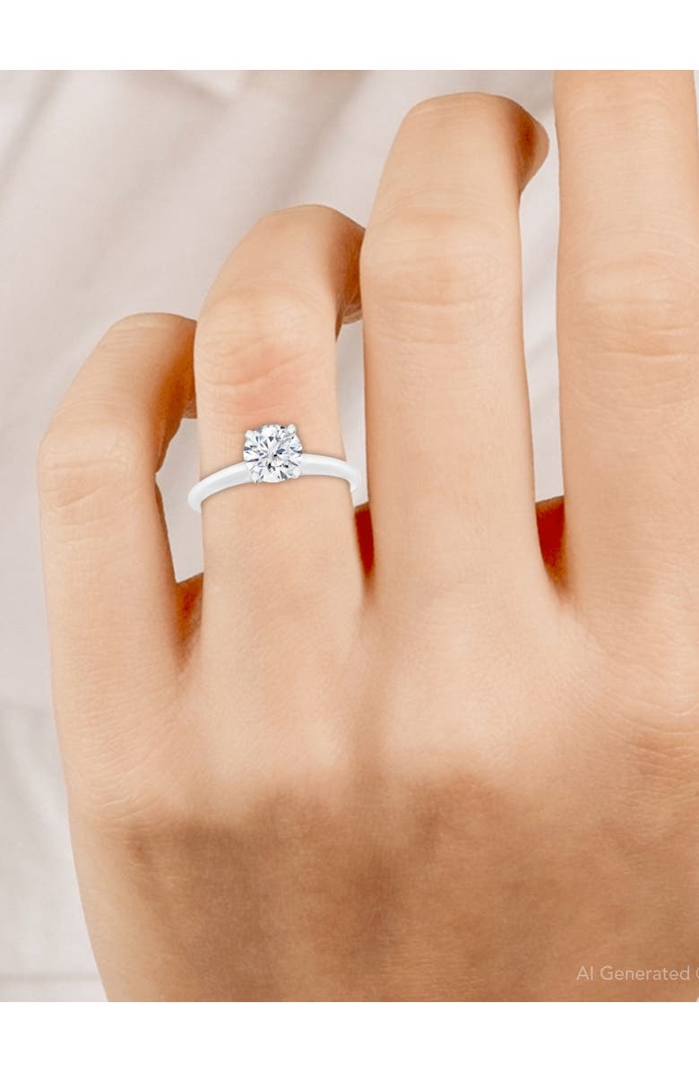 Bliss Diamond 1ct Lab Grown Diamond Solitaire Engagement Ring Gold, Alternate, color, 
