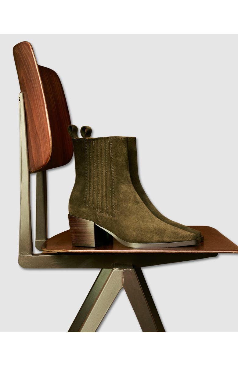 MI/MAI Jane II Suede Ankle Boots, Alternate, color, Khaki