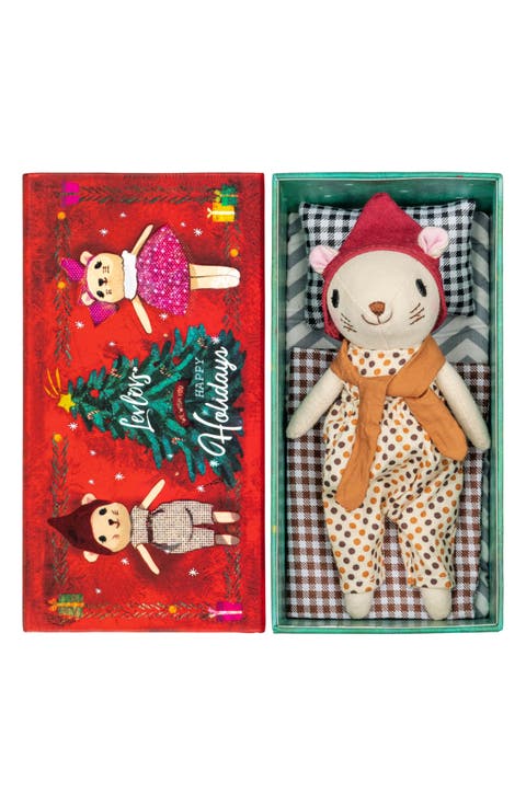 Winter Mouse Stuffed Animal