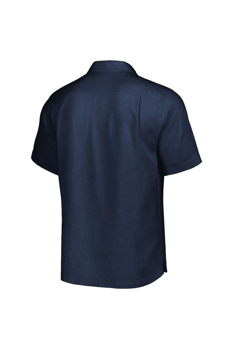 Men's Tommy Bahama Navy Chicago White Sox Sport Tropic Isles Camp Button-Up Shirt, Alternate, color, Navy