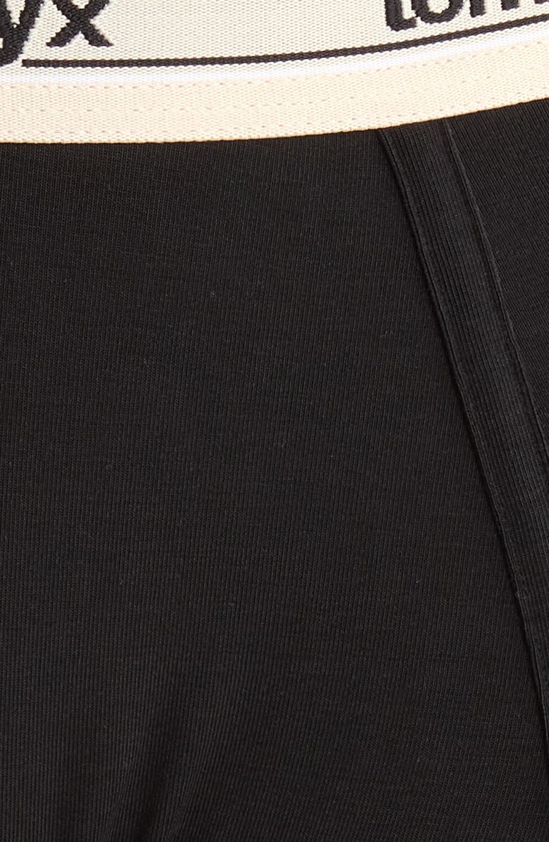 TomboyX Stretch Modal Boyshorts, Alternate, color, Modal Retro Black