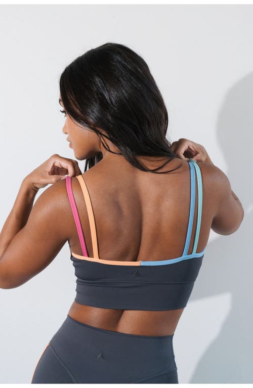Vitality Pulse Strappy Longline In Black
