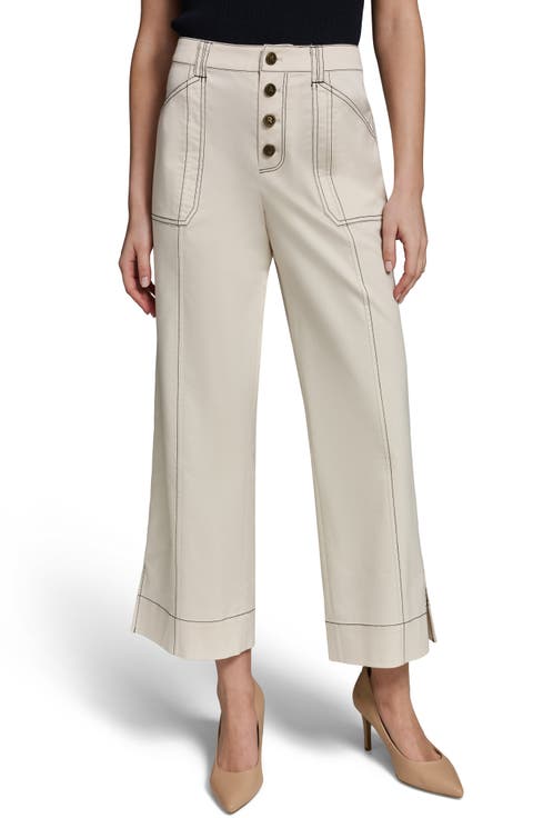Straight Leg Crop Pants