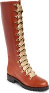 The Office of Angela Scott Mrs. Blake Knee High Lace-Up Boot