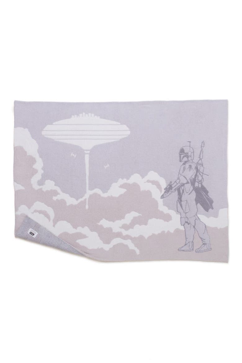 CozyChic Star Wars Boba Fett Blanket, Alternate, color, CLOUD MULTI