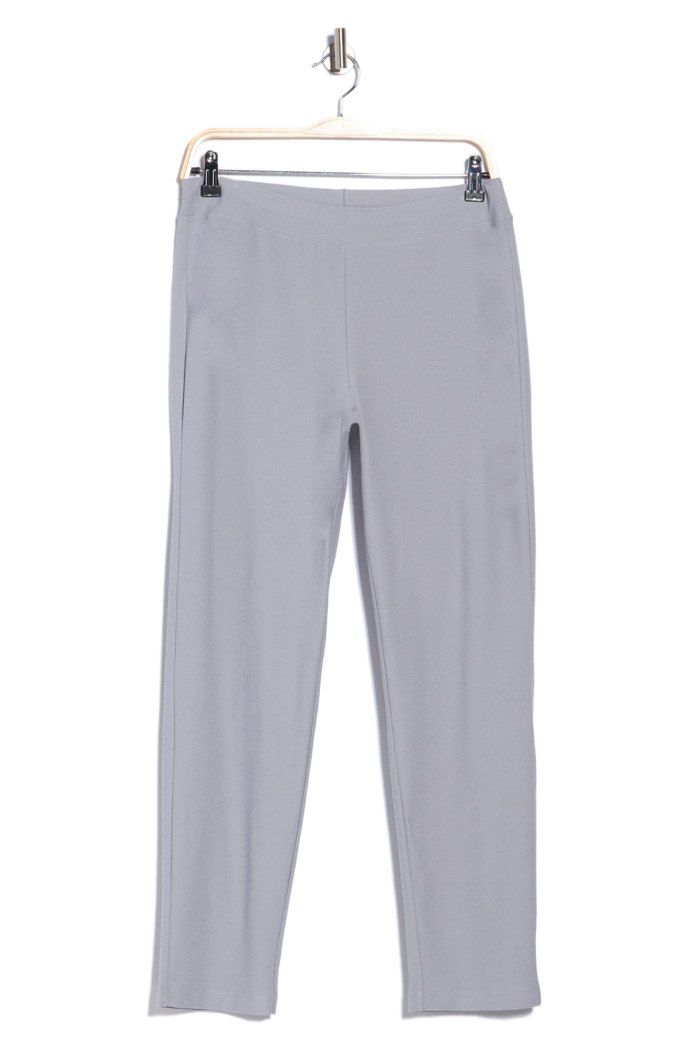 377 フランク&アイリーン コットンボイル Eileen ゆったりXS グレー Eileen Fisher Slim Ankle Pants (Women) | Nordstromrack