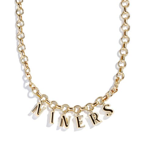 San Francisco 49ers Wordmark Charm Necklace