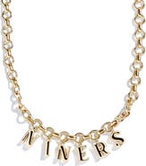 BaubleBar San Francisco 49ers Wordmark Charm Necklace