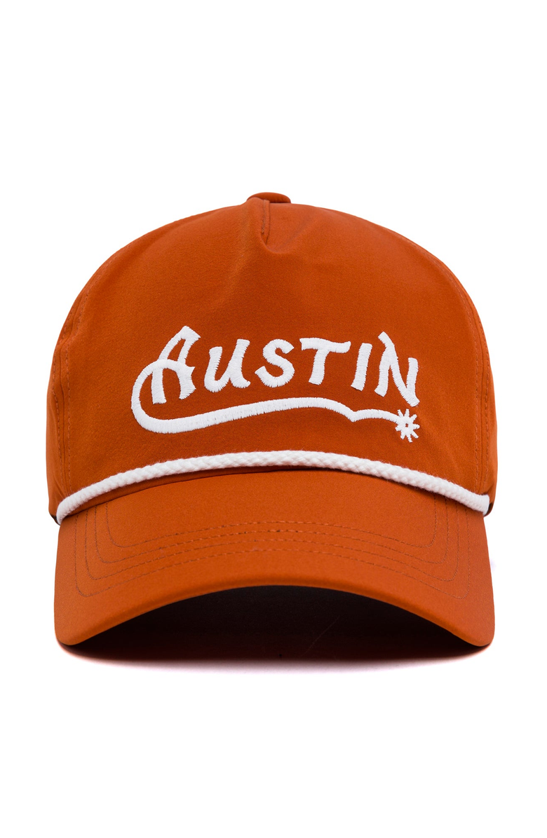 Parks Project Austin Daytrippin Throwback Hat, Alternate, color, Burnt Orange