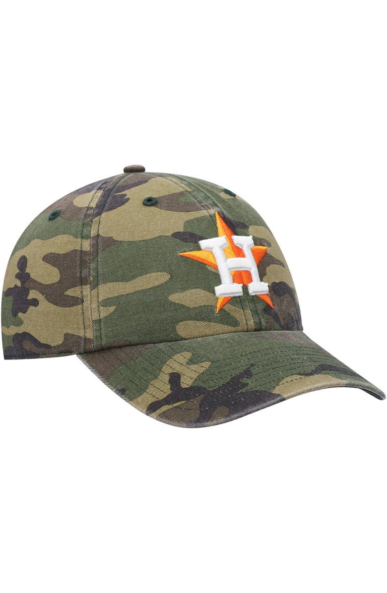 '47 Men's '47 Camo Houston Astros Team Clean Up Adjustable Hat, Alternate, color, 