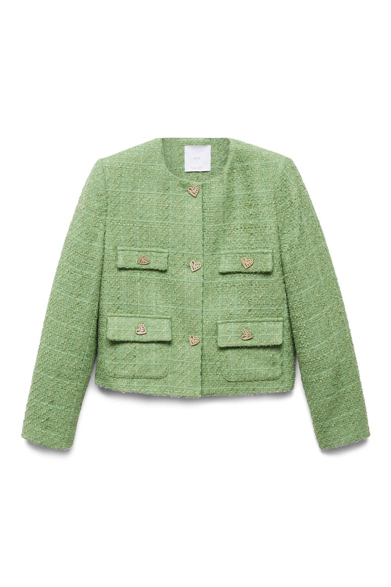 Tweed Jacket, Alternate, color, GREEN