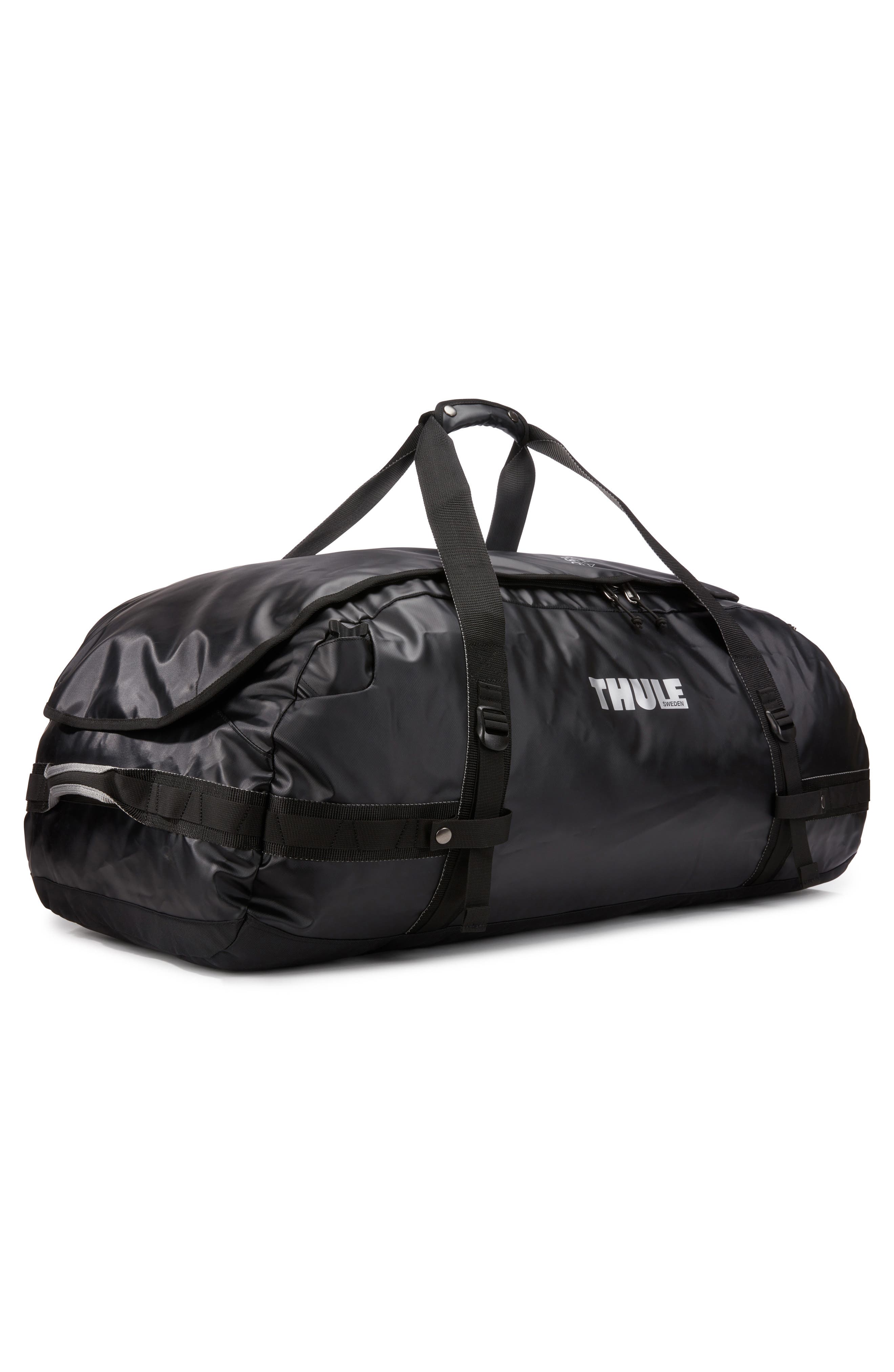 Thule Chasm 130-Liter Duffle Bag, Alternate, color, Black