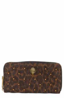 Kurt Geiger London Kensington Zip Around Studded Leather Wallet